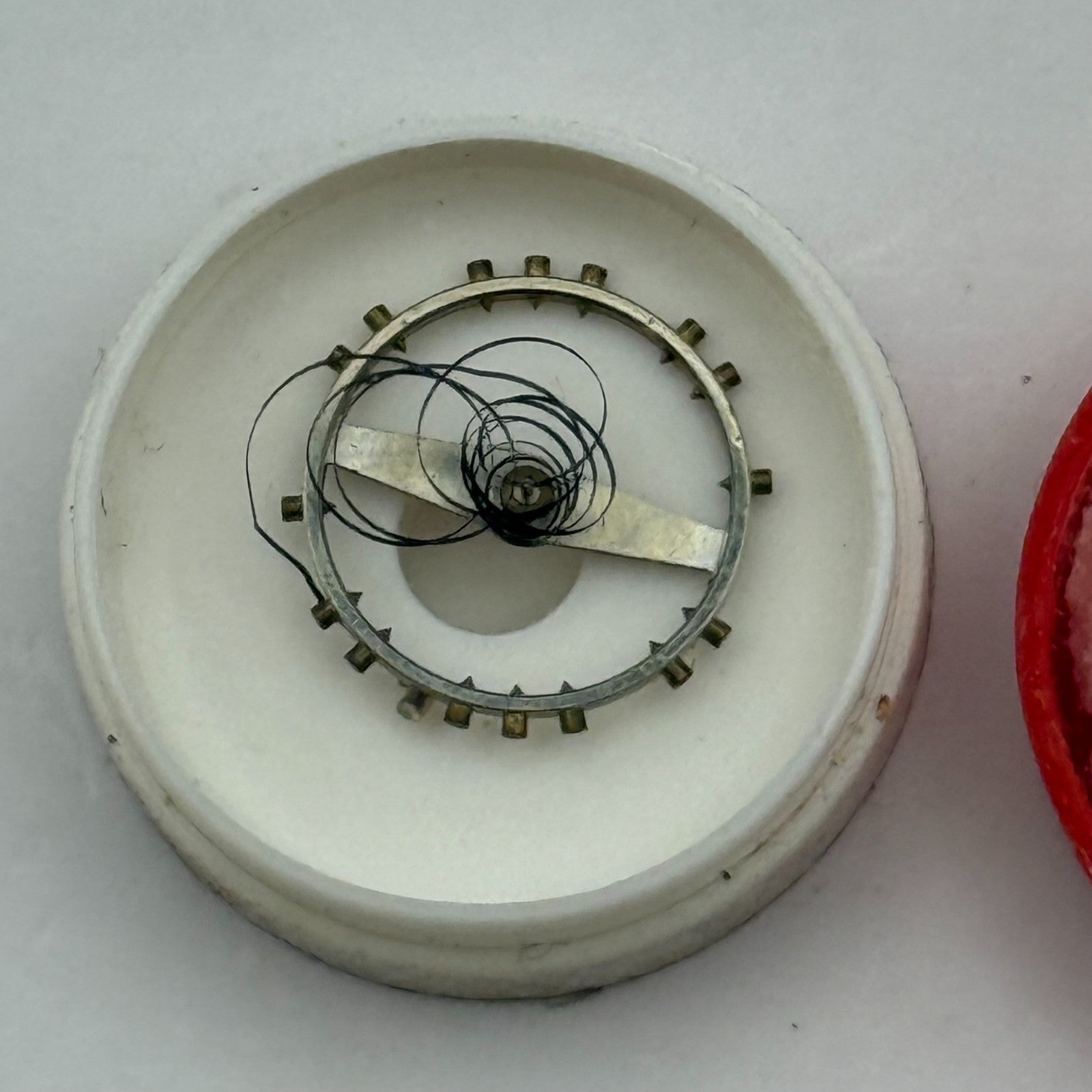 ETA 2452 Balance Complete Inca Renata 616 M Watch Movement Parts Vintage DAMAGED