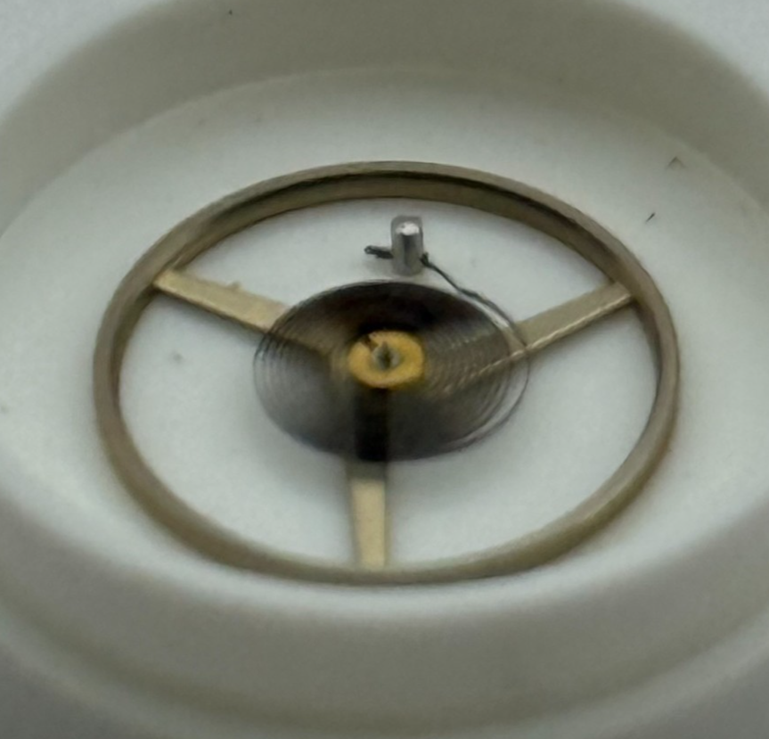 ETA 2390 2401 Balance Wheel Complete And Spring 1419 M Watch Movement Parts 