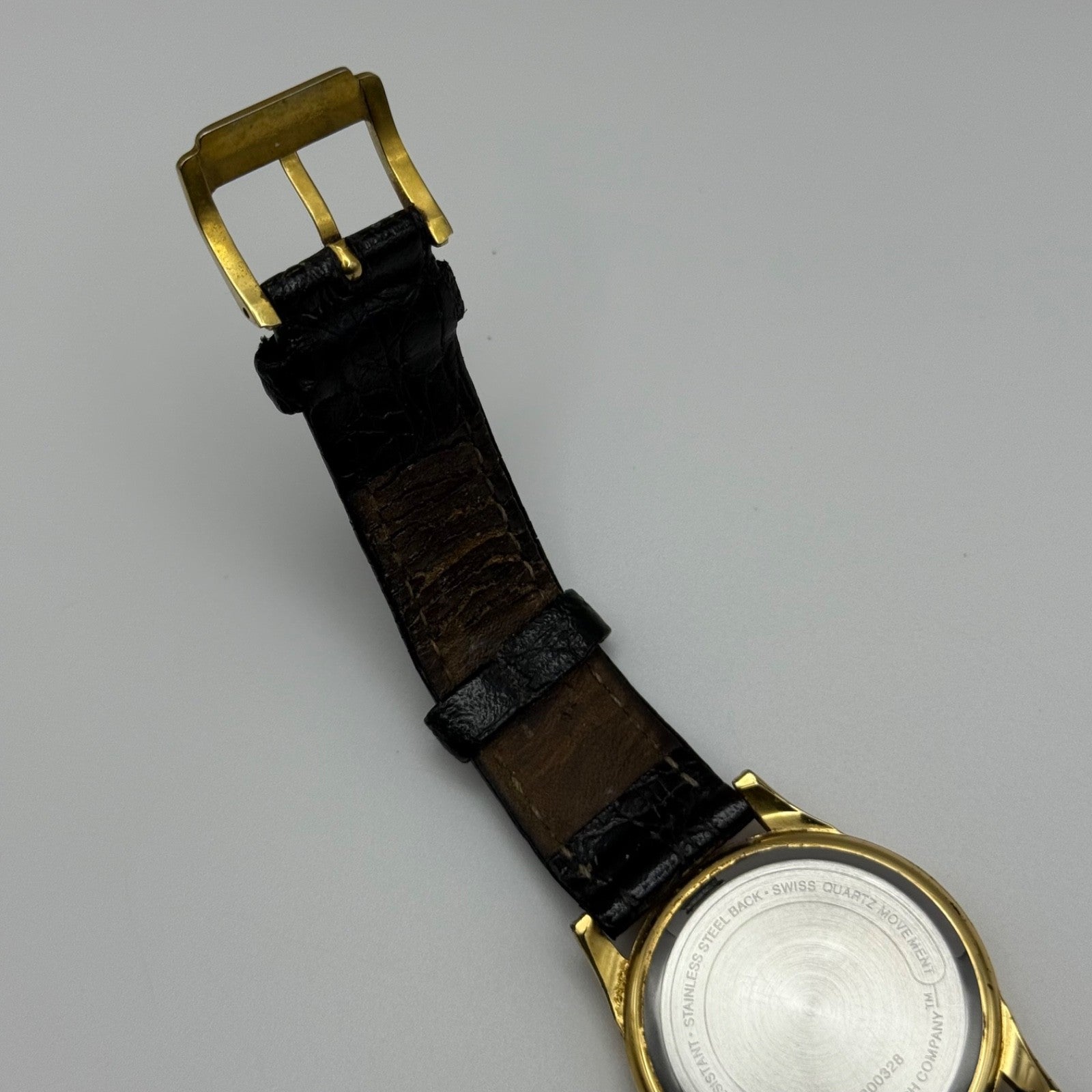 Working Esquire ESQ 300328 Date Swiss 33mm Quartz Watch New Battery Adjustable