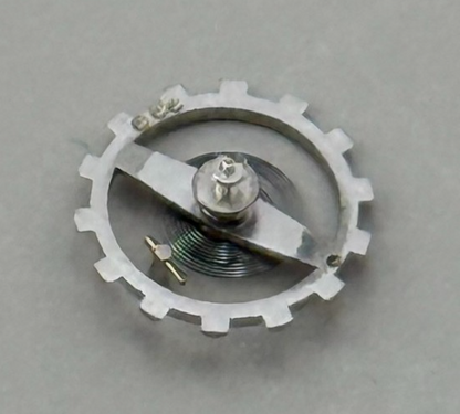 Brac 2061 Balance Wheel Complete And Spring 7 ¾’’’ Watch Movement Parts NOS