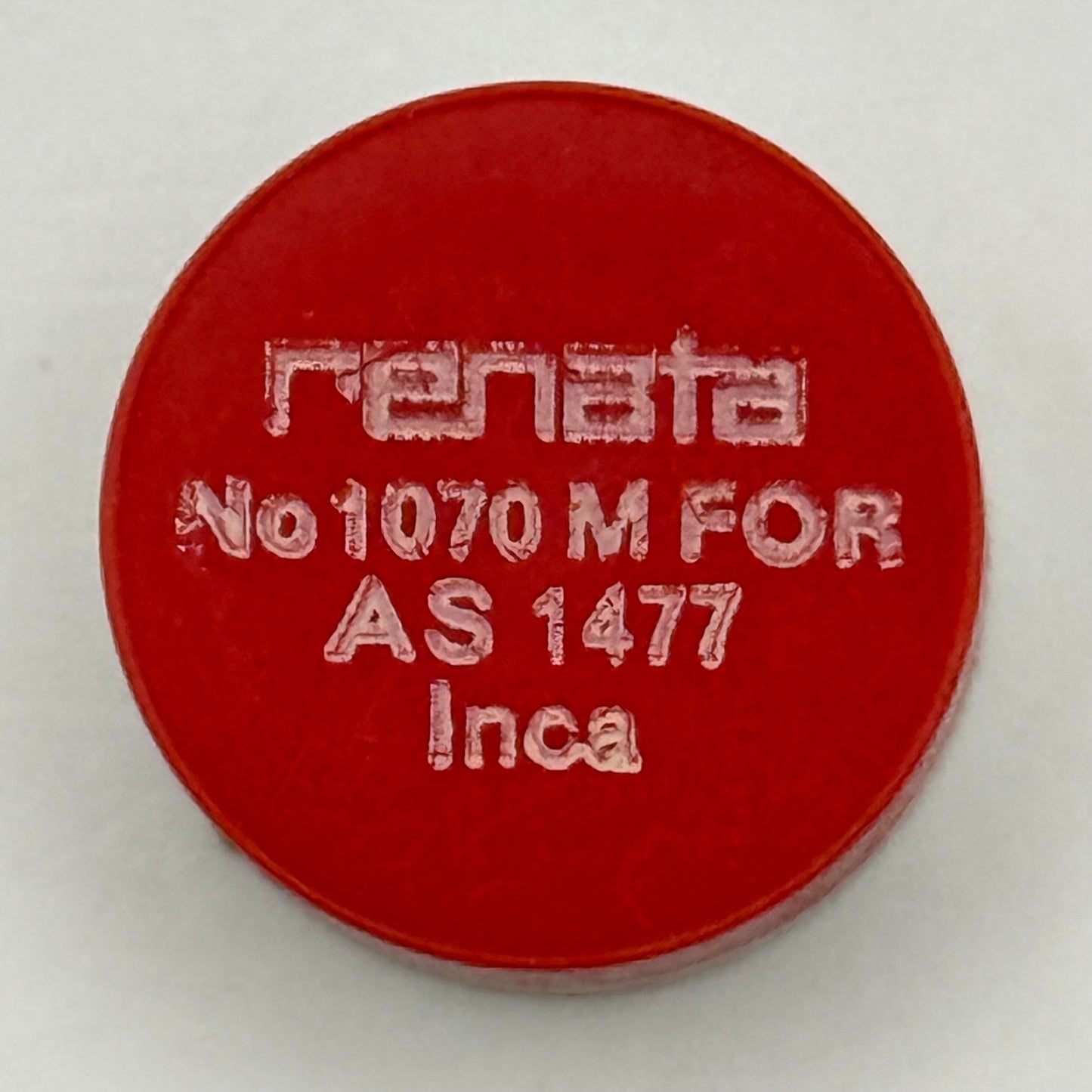 AS 1477 Balance Wheel Complete And Spring Inca 1070 M Watch Movement Parts NOS