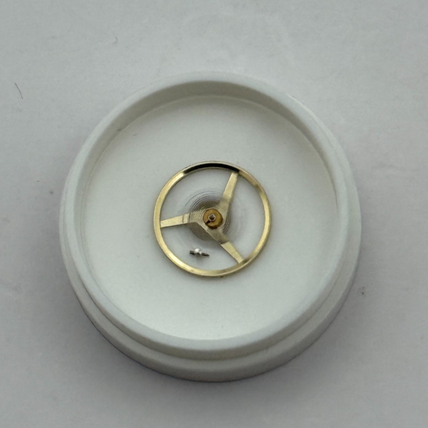 ETA 2487 Balance Wheel Complete And Spring  Ord + Inca 1269 M Watch Parts NOS