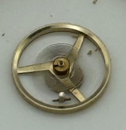 FEF 6620 Balance Wheel Complete And Spring 5½’’’ 1450 M Watch Movement Parts 
