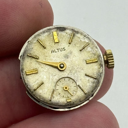 19.7mm Running Altus ETA 980 Manual Wind 17 Jewels Watch Movement PARTS REPAIR