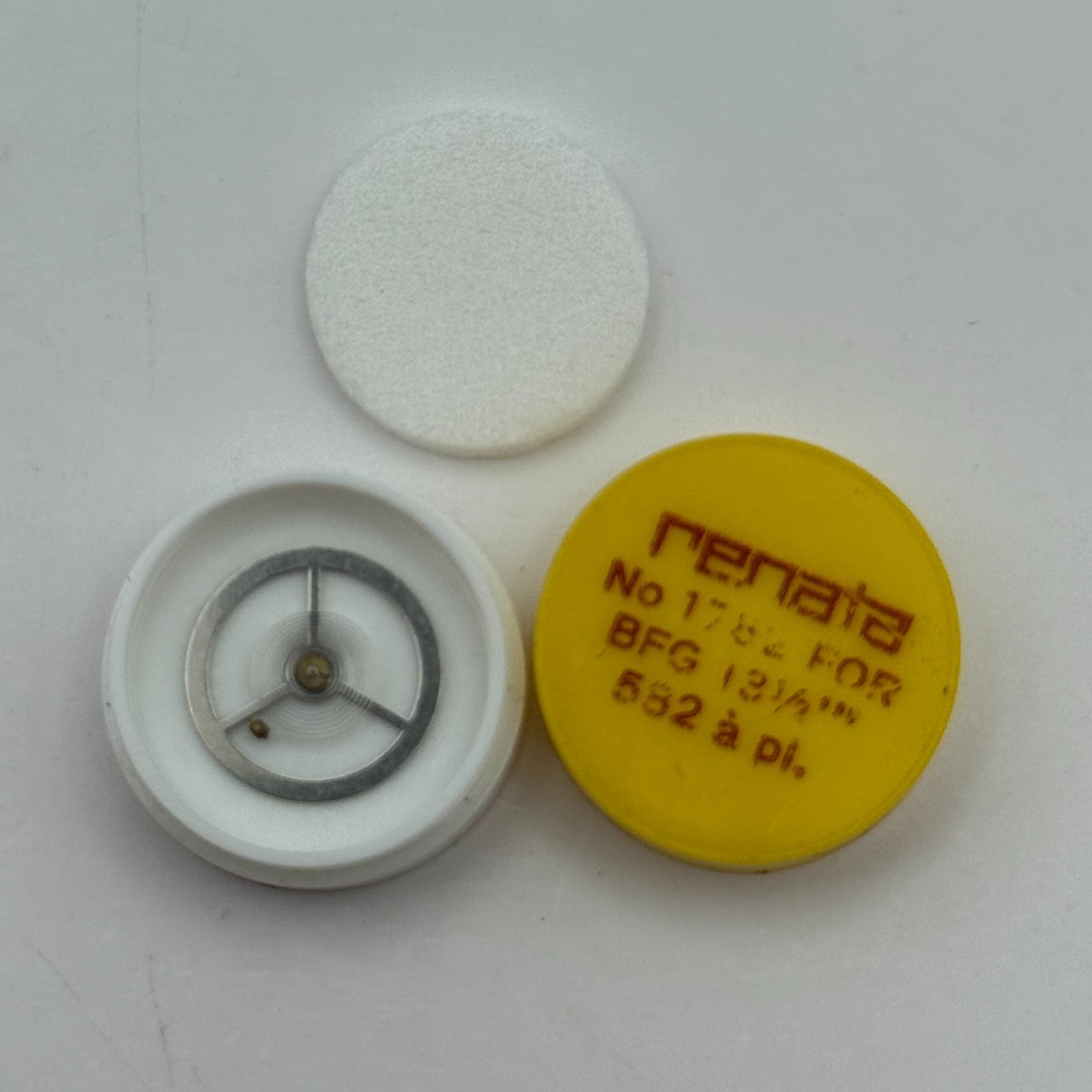 BFG 582 Balance Wheel Complete And Spring 13½’’’ a pl. 1782 Watch Movement Parts