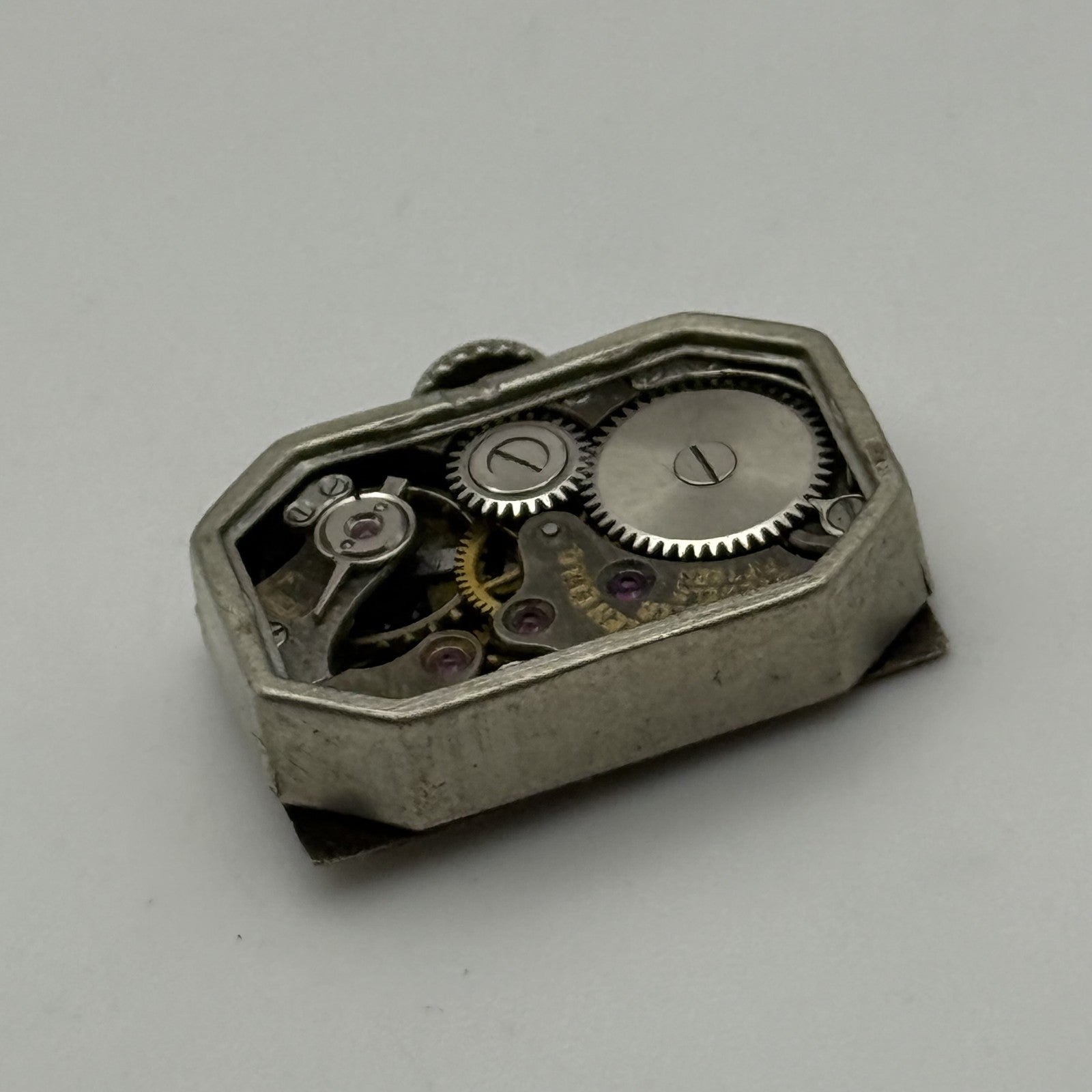 13.1mm Vintage Gruen Guild 15 Jewels Manual Wind Watch Movement PARTS REPAIR