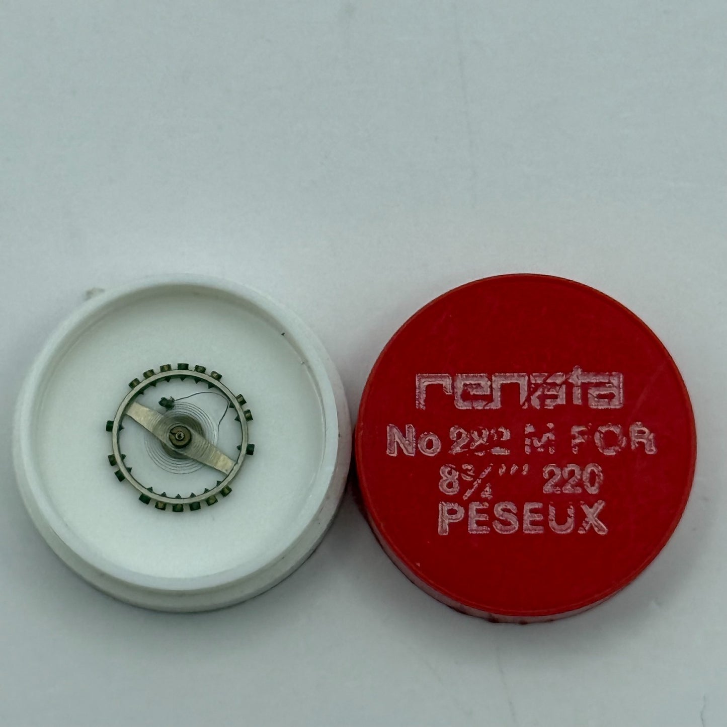Peseux 220 Balance Wheel Complete And Spring 8¾’’’ 282 M Watch Movement Parts