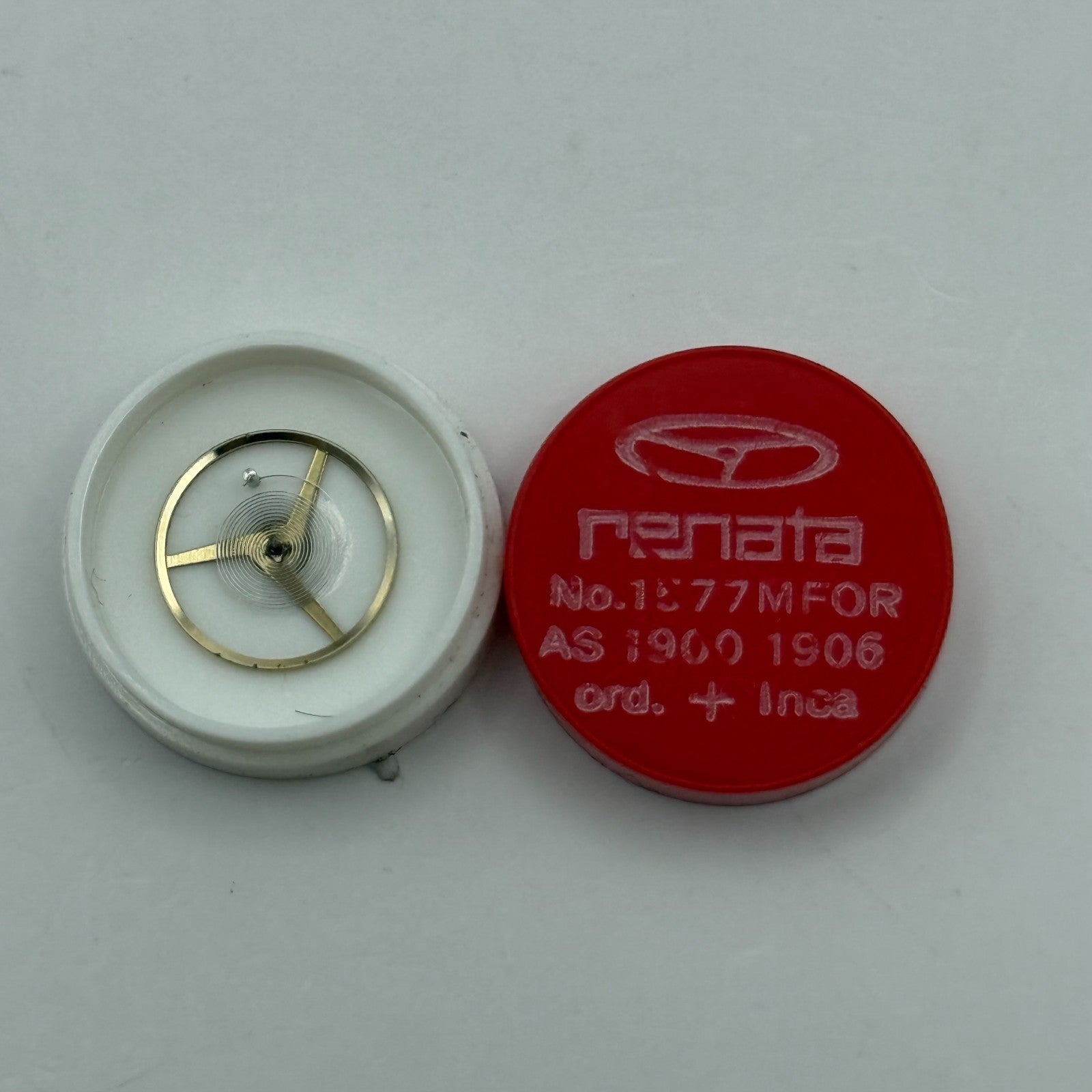 AS 1900 1906 Balance Wheel Complete And Spring 1577 M Watch Movement Parts NOS