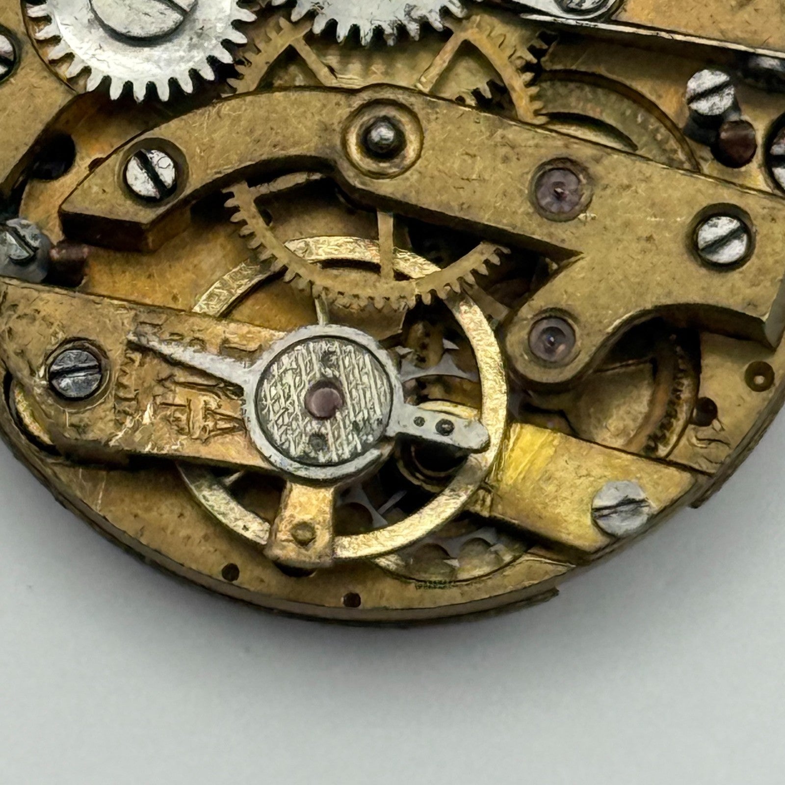 AS A Schild Antique Watch Movement Manual Wind Vintage Swiss Parts Repair 24.7mm