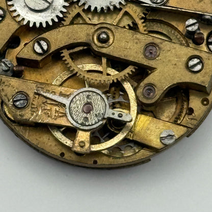 AS A Schild Antique Watch Movement Manual Wind Vintage Swiss Parts Repair 24.7mm