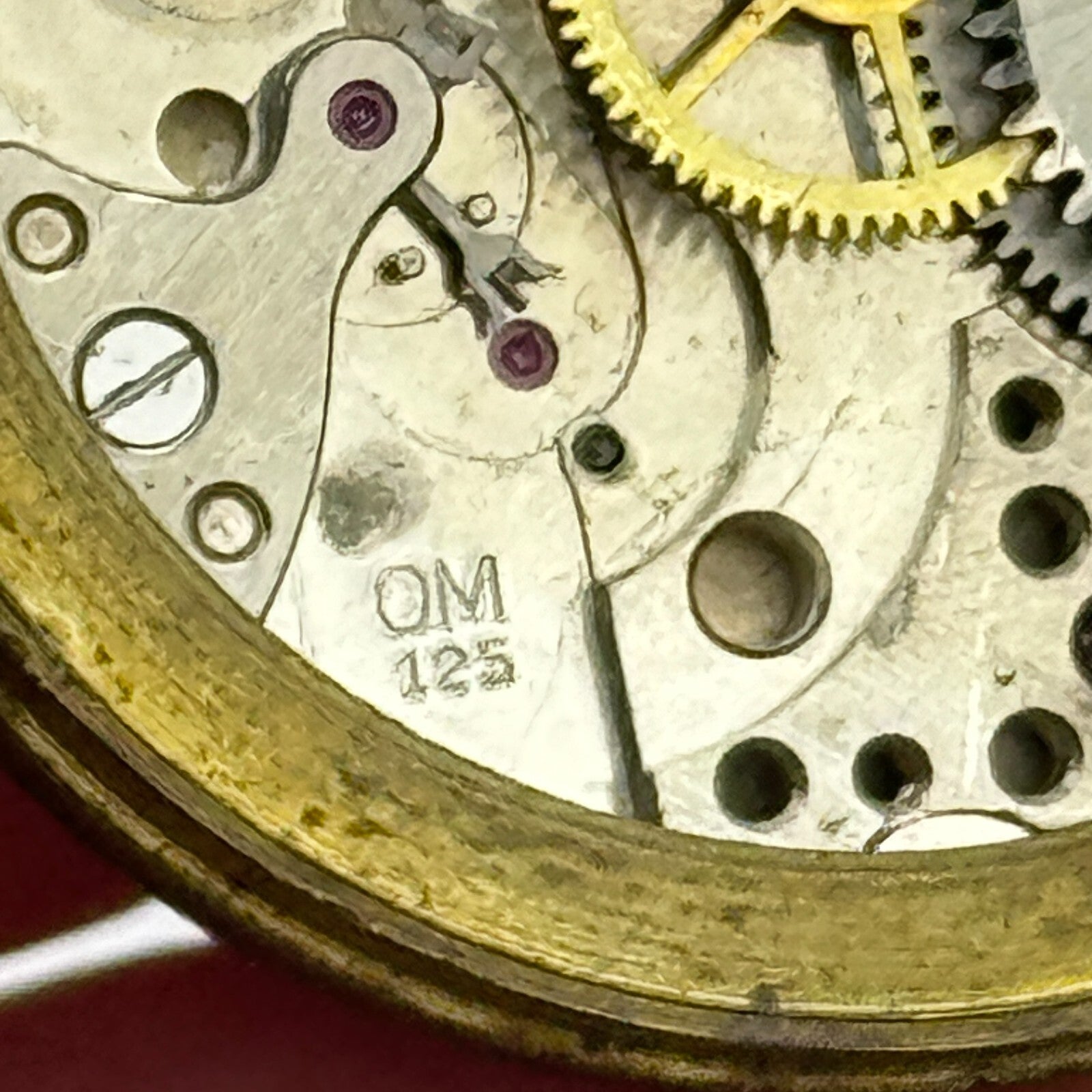 29.1mm Men's Dumont OM 125 Otto Meyer Manual Wind Swiss Watch Movement PARTS