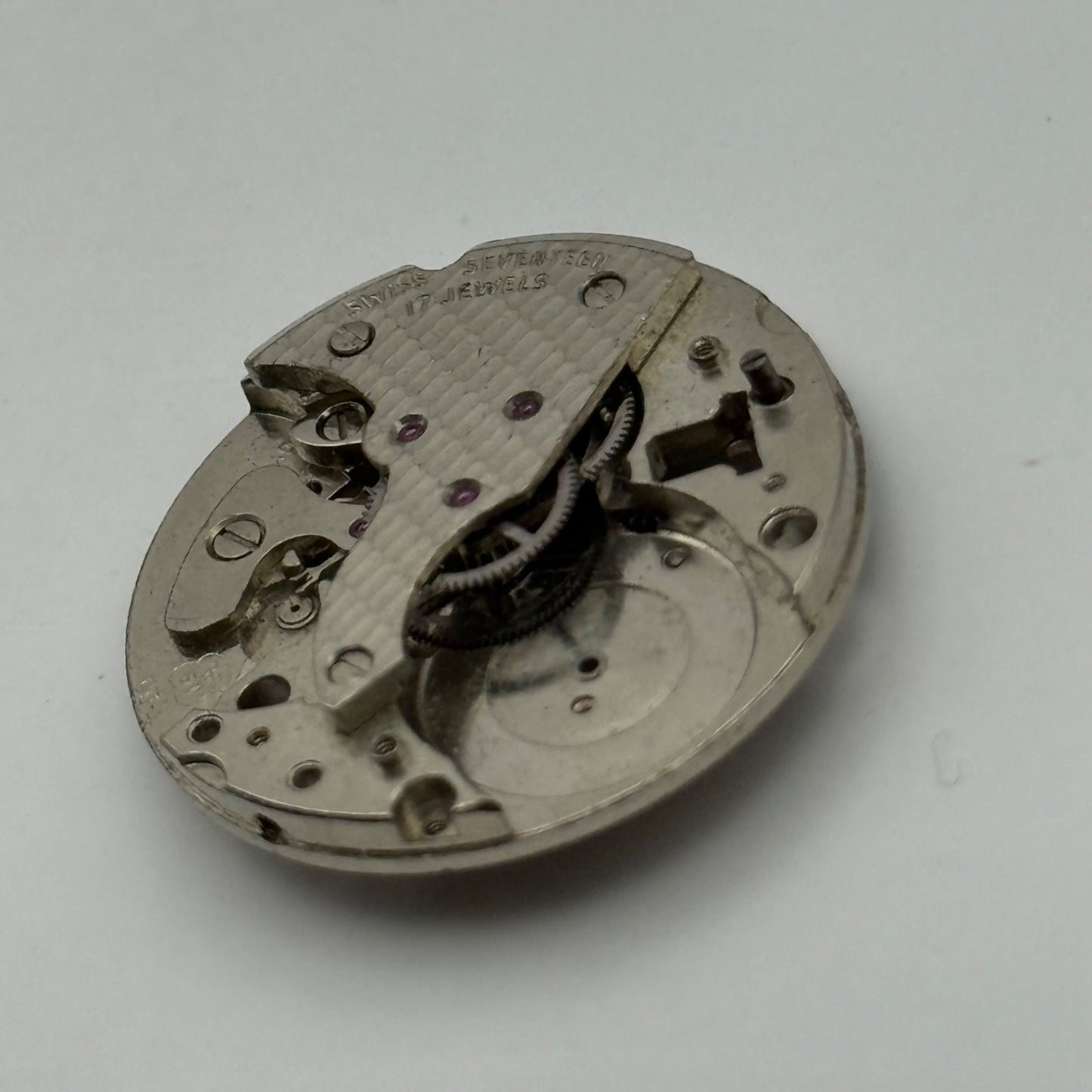 FHF ST 96-4 Watch Movement Manual Wind Vintage Swiss Incomplete Parts 25.9mm