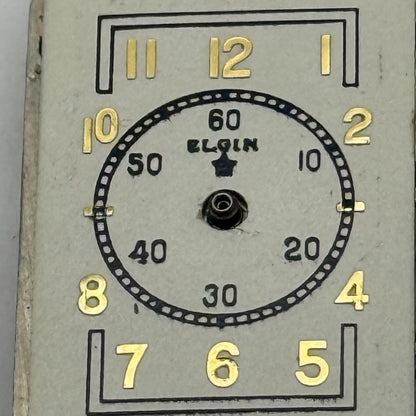 Running 1938 Vintage 18/0s Elgin 522 Model 1 American Watch Movement FOR PARTS