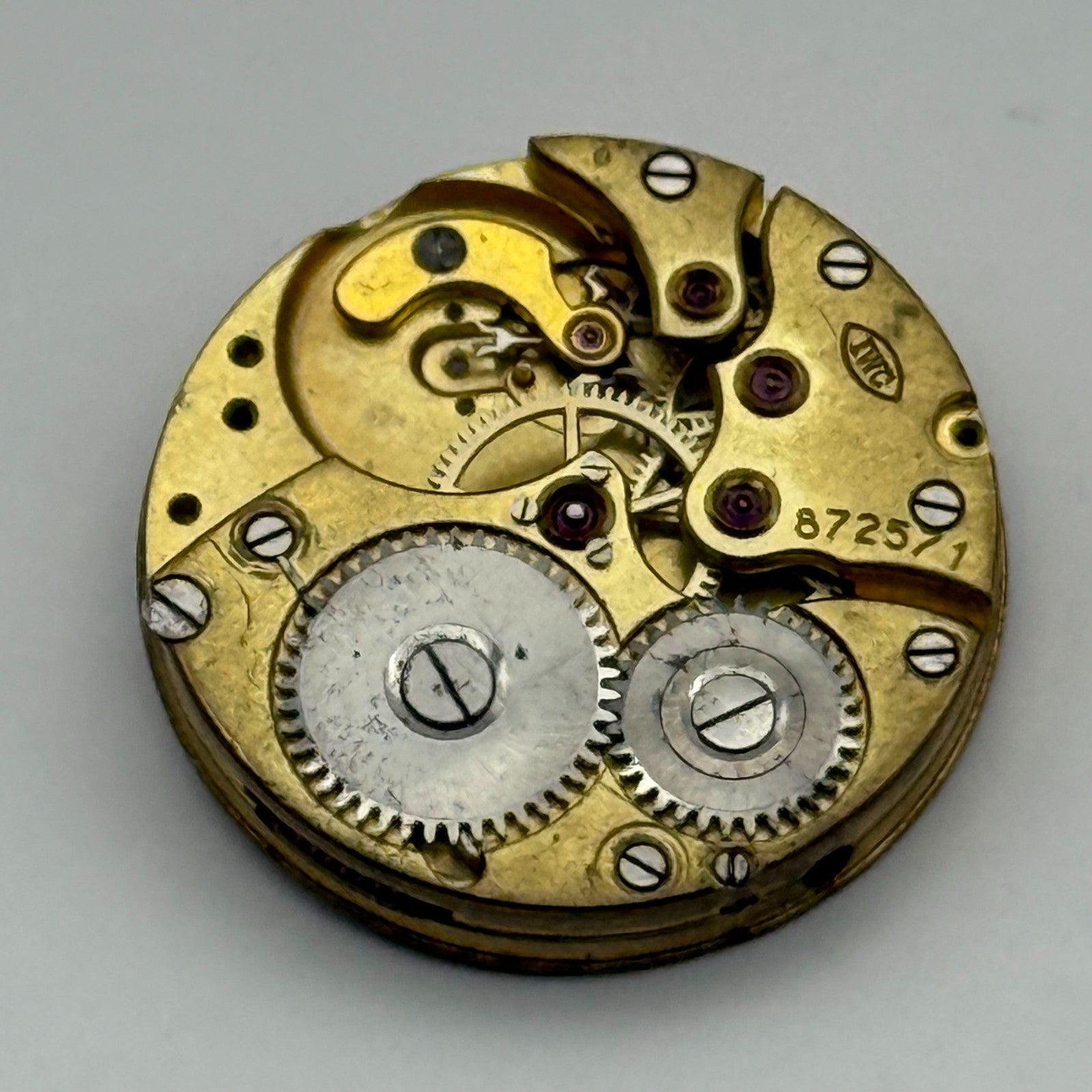 IWC Probus Schafusia Patent 55231 Watch Movement Vintage Swiss Parts 19.7mm