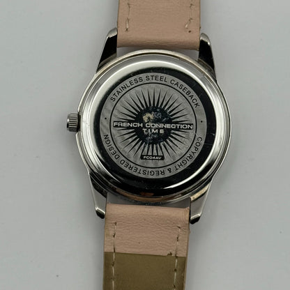 FCUK French Connection Time Ladies Quartz Watch Crystal Markers Working 33mm