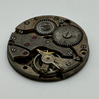 23.6mm Unidentified 15 Jewels Swiss Vintage Manual Wind Watch Movement PARTS
