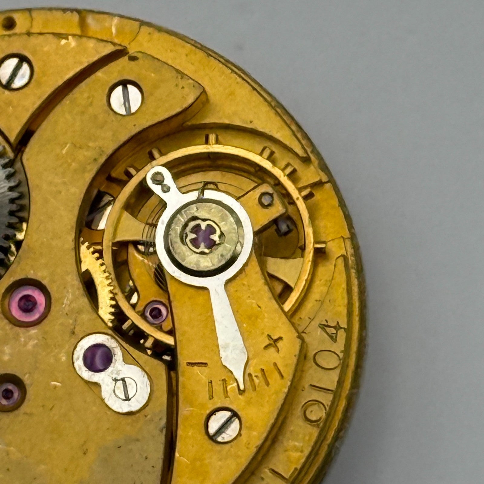 Smiths Imperial 5911 Cal 0104 Watch Movement Manual Wind Vintage Parts 26.9mm