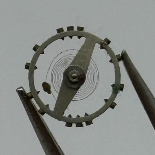 ETA 761 1201 Balance Wheel Complete And Spring 145 Watch Movement Parts NOS