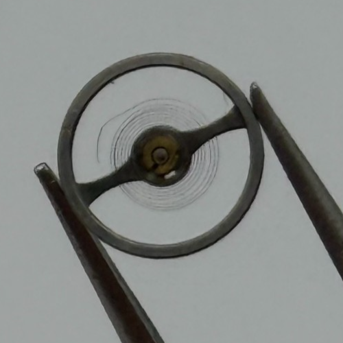 Oris 410 Balance Wheel Complete And Spring 5 1/4’’’ 330 M Watch Movement Parts