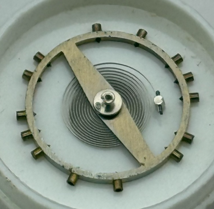 AS 1130 Balance Wheel Complete And Spring 13''' Renata Watch Movement Parts NOS 