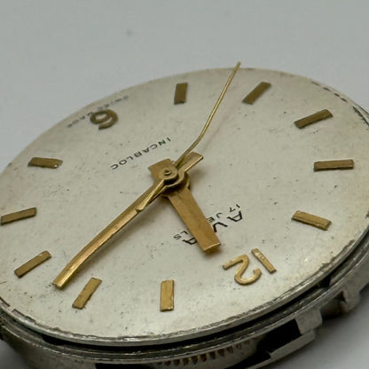 Ava FHF ST 96 Watch Movement Running Manual Wind Vintage Parts Repair 25.9mm