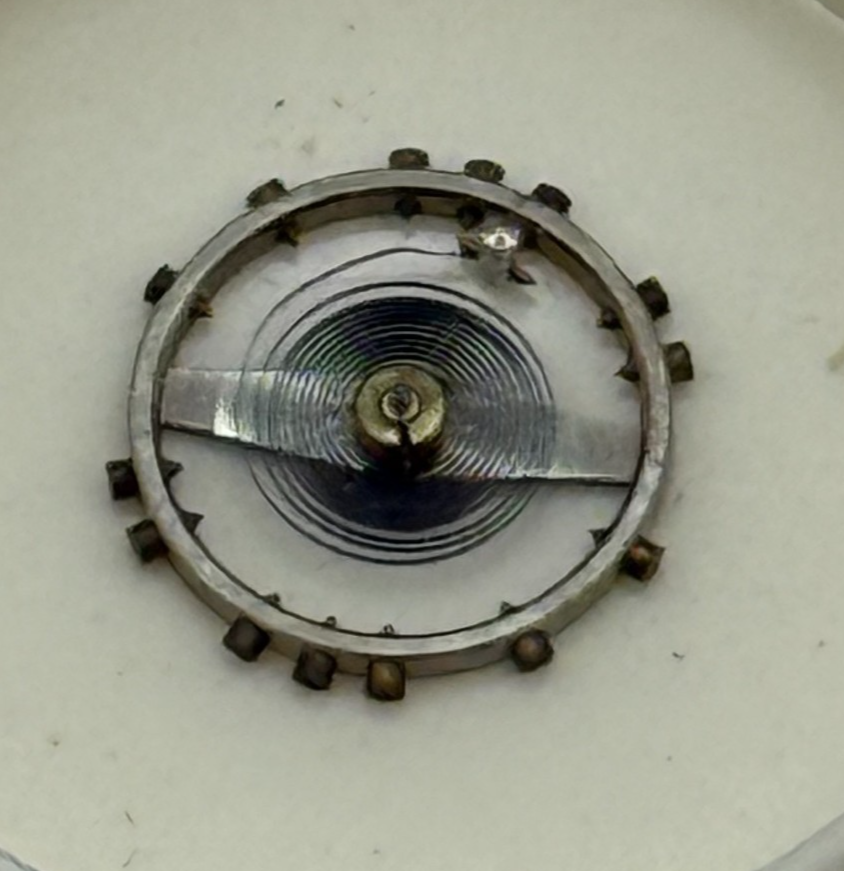 Peseux 120 Balance Wheel Complete And Spring 5¼’’’ 276 M Watch Movement Parts 