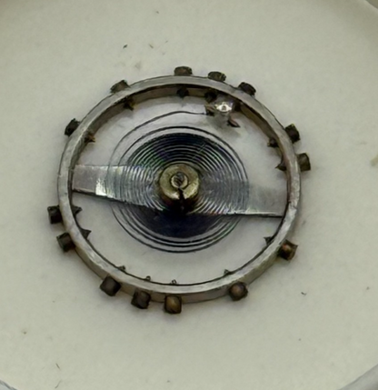 Peseux 120 Balance Wheel Complete And Spring 5¼’’’ 276 M Watch Movement Parts 