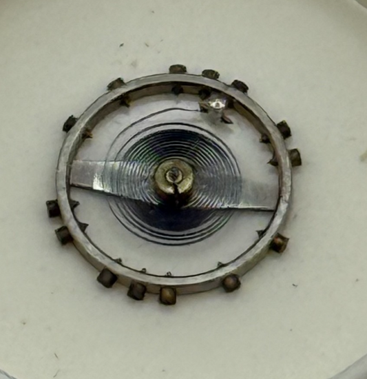 Peseux 120 Balance Wheel Complete And Spring 5¼’’’ 276 M Watch Movement Parts 