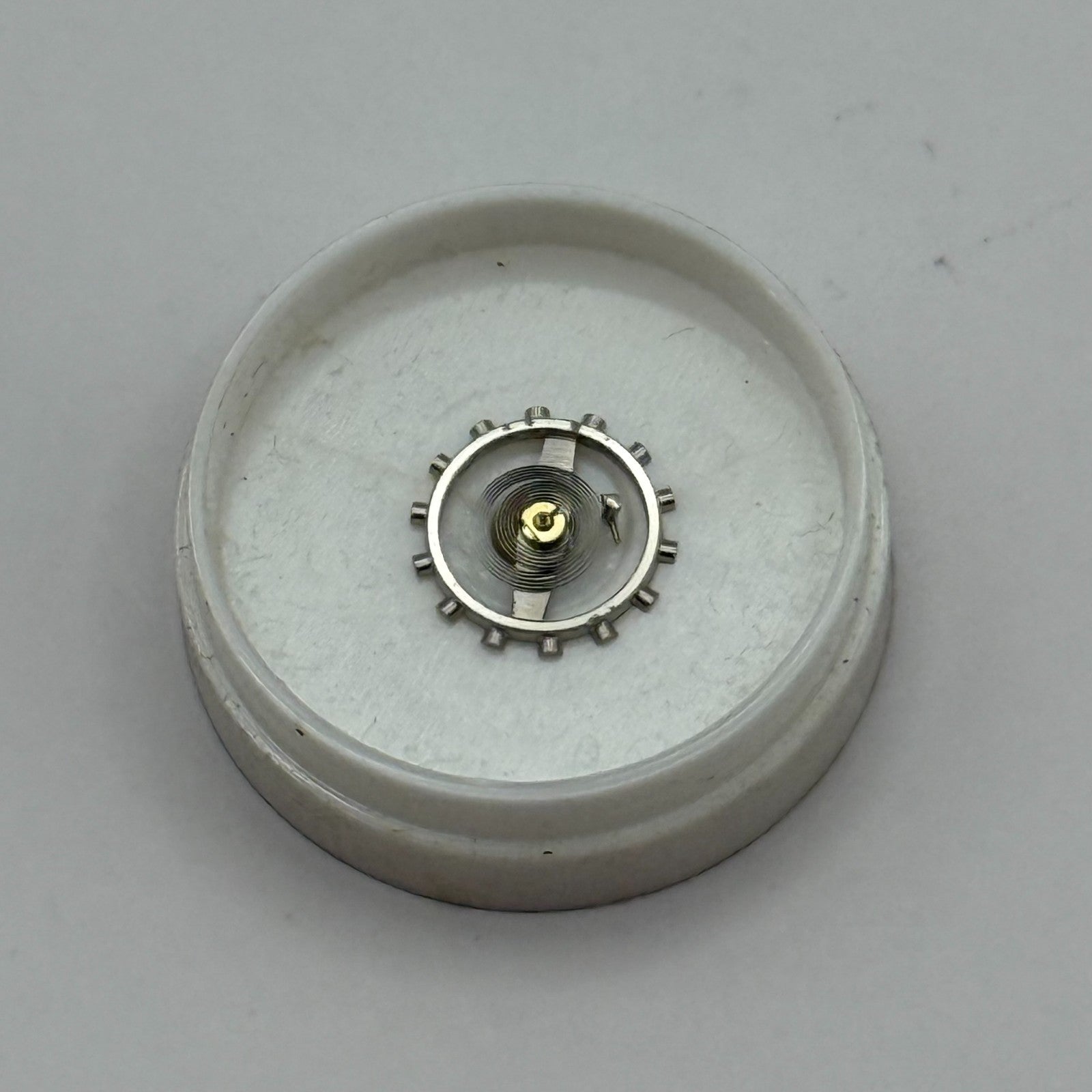 Brac 2061 Balance Wheel Complete And Spring 7 ¾’’’ Watch Movement Parts NOS