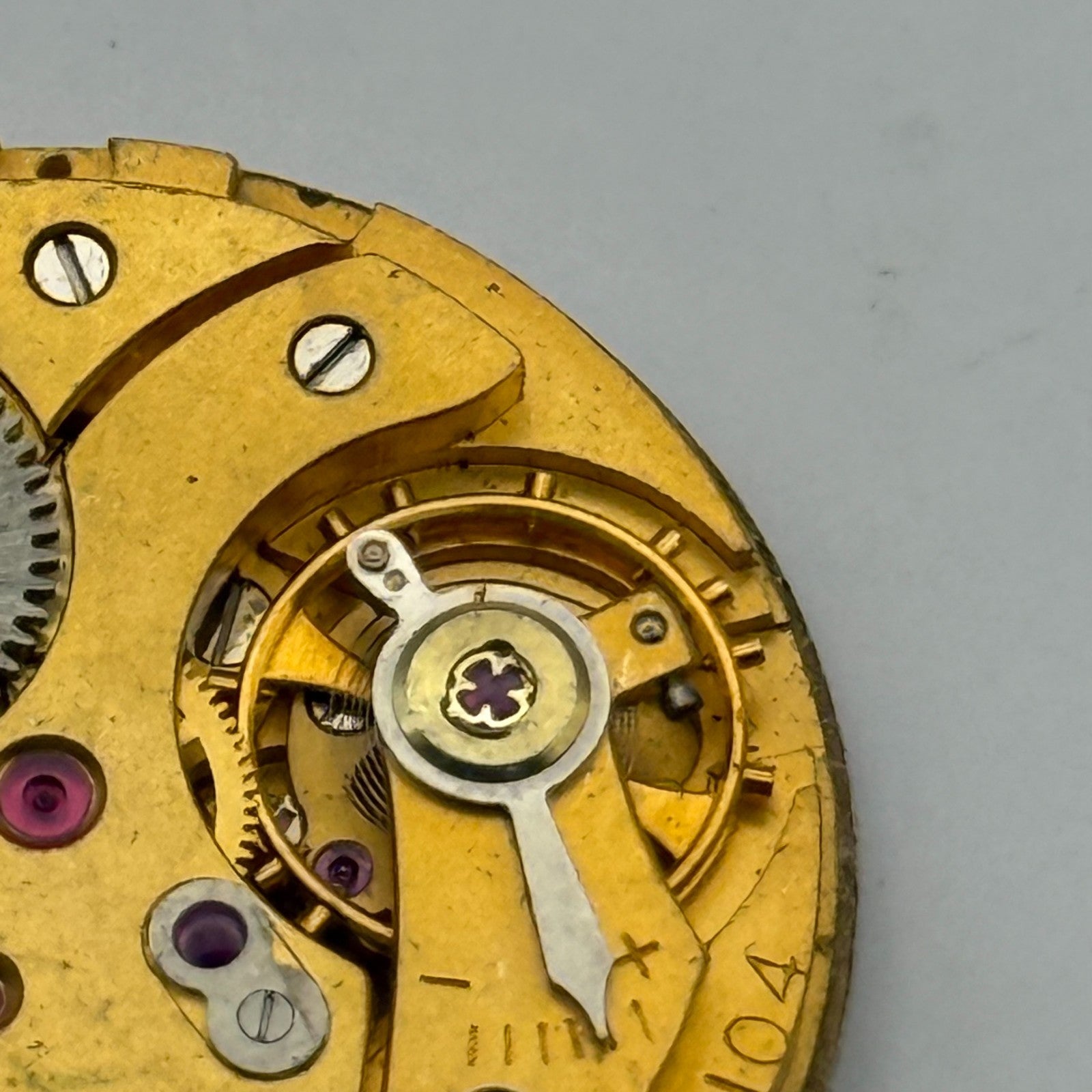 Smiths Imperial Cal 0104 Watch Movement Manual Wind Vintage Parts Repair 27.2mm