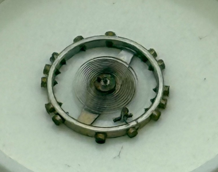 AS 976 1012 Balance Wheel Complete And Spring 29 M Watch Movement Parts NOS 