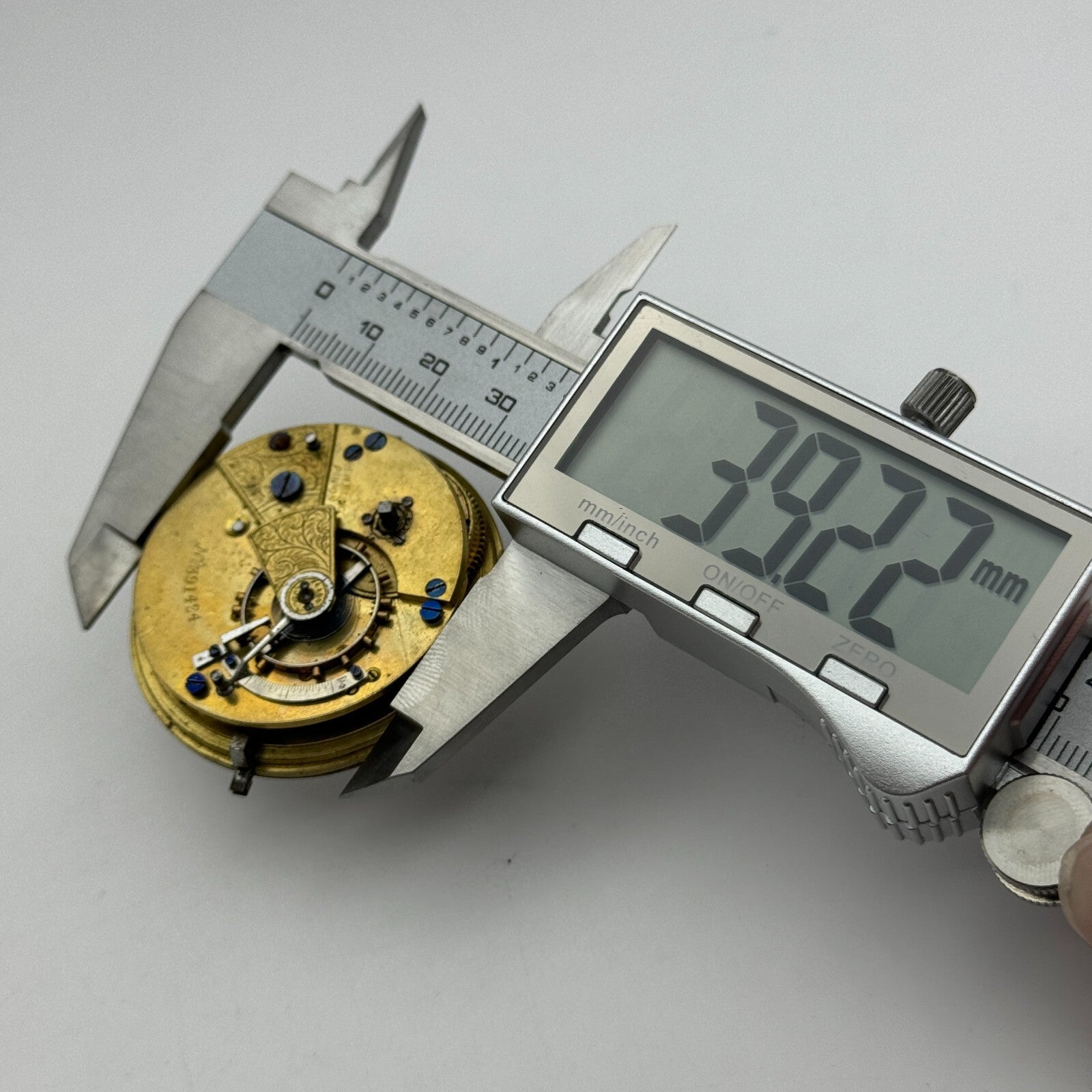 44.6mm Antique J G Graves English Express Lever Pocket Watch Movement PARTS