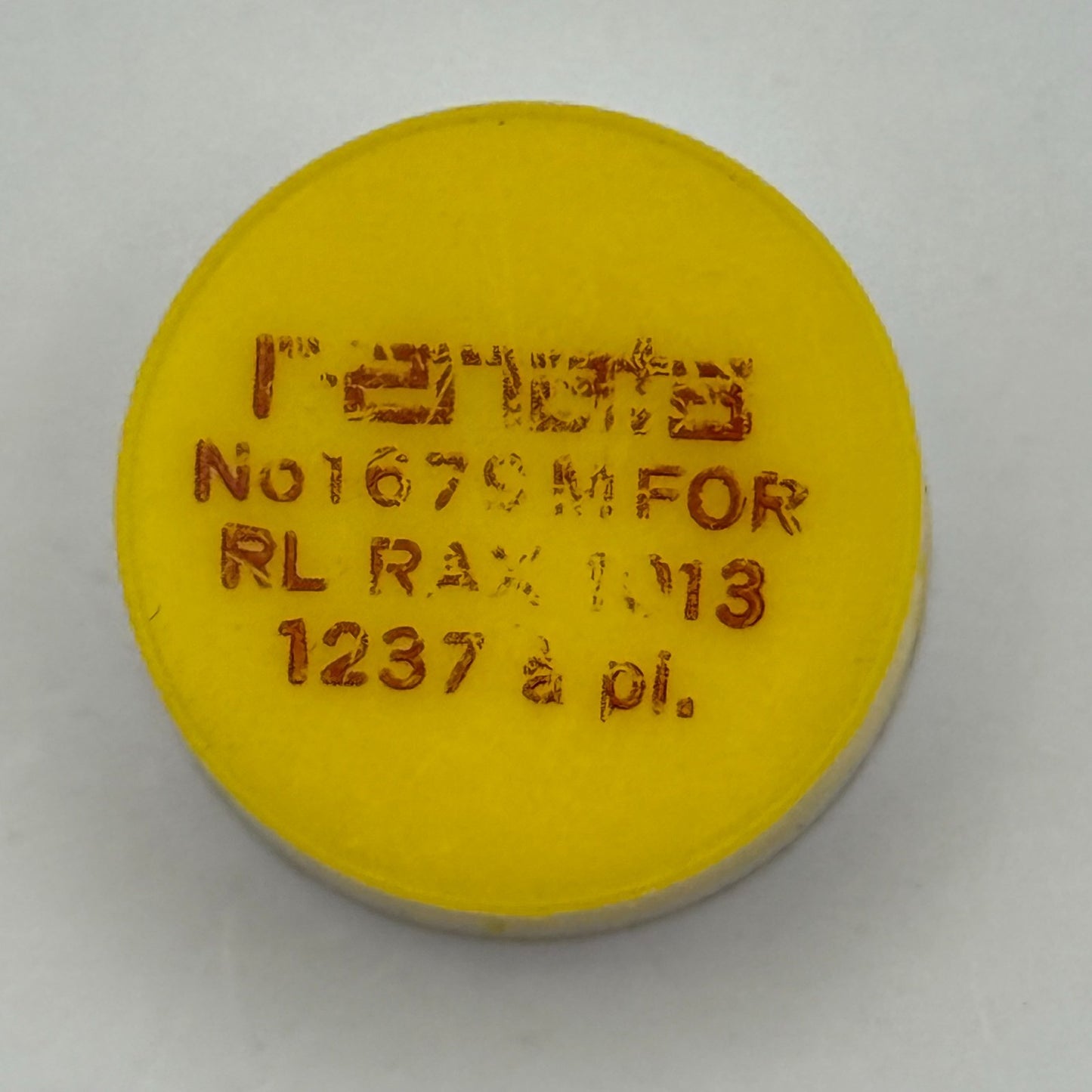 Ronda RL RAX 1013 1237 Balance Wheel Complete And Spring Watch Movement Parts