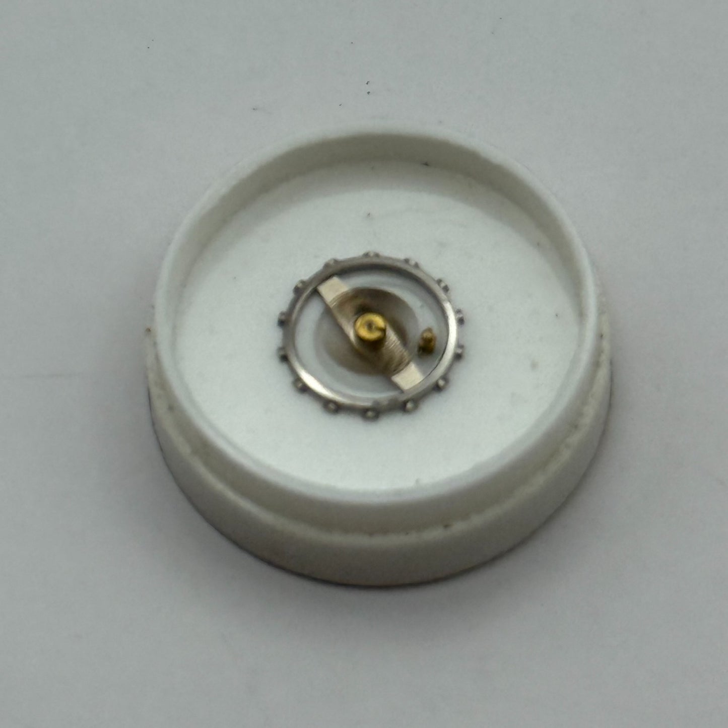 Lanco 576 Balance Wheel Complete And Spring  5’’’ PL Watch Movement Parts NOS