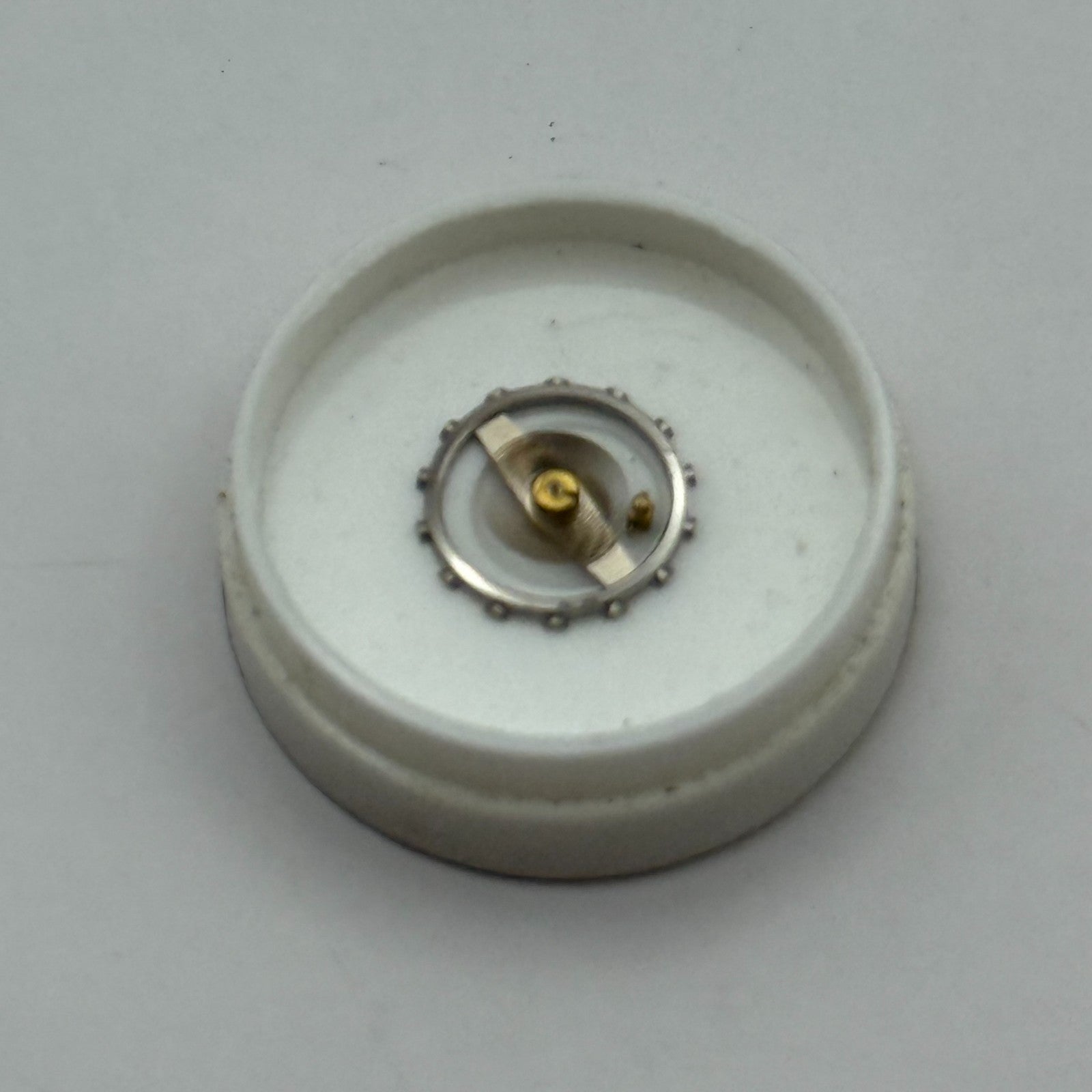 Lanco 576 Balance Wheel Complete And Spring  5’’’ PL Watch Movement Parts NOS