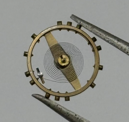 AS 1240 Balance Wheel Complete And Spring 8 3/4’’’ 49 M Watch Movement Parts NOS