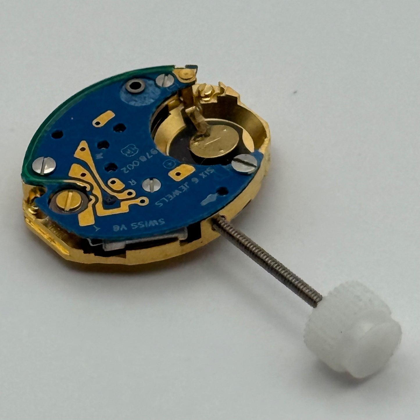ETA 978.002 Quartz Watch Movement Incomplete Swiss Ladies Vintage Parts Repair