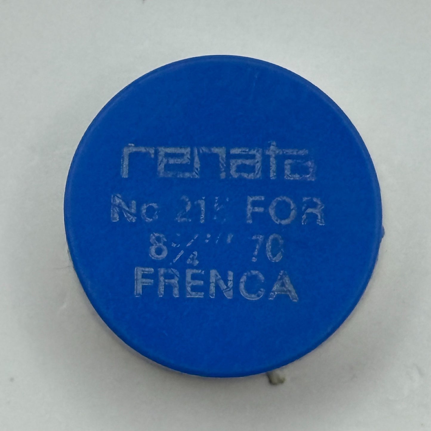 Frenca 70 Balance Wheel Complete And Spring 8 1/4''' 215 Watch Movement Parts 