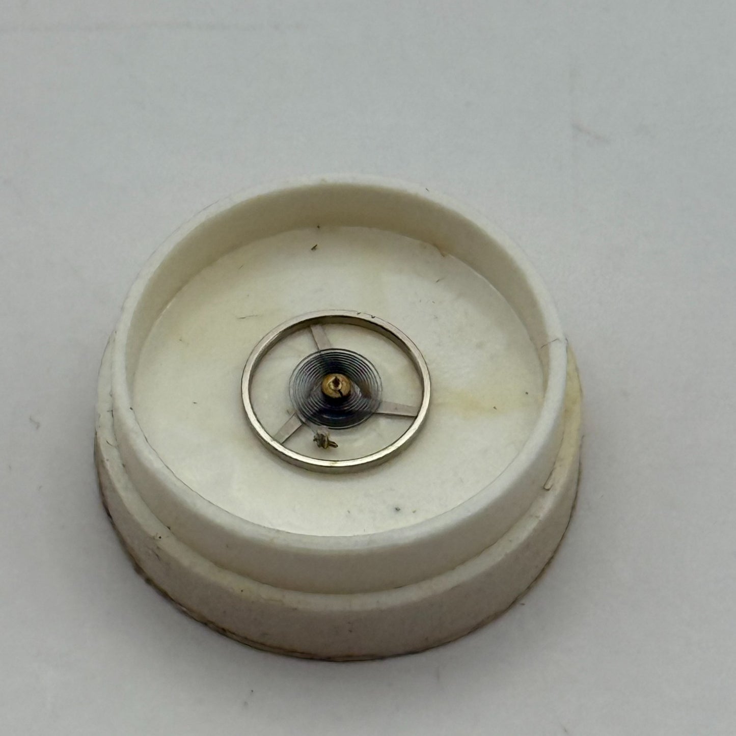 FHF 34-21 Balance Wheel Complete And Spring  1640 M Watch Movement Parts NOS