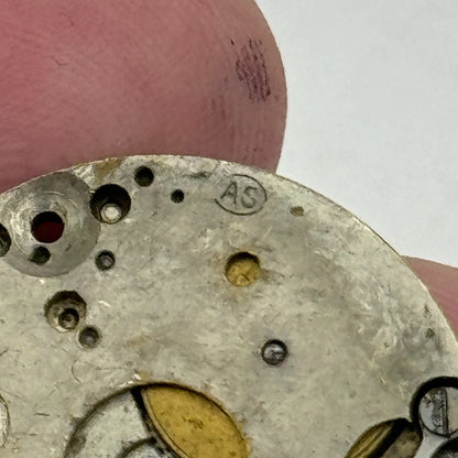 23.6mm AS A Schild Swiss Manual Wind Watch Movement Vintage PARTS SPARES