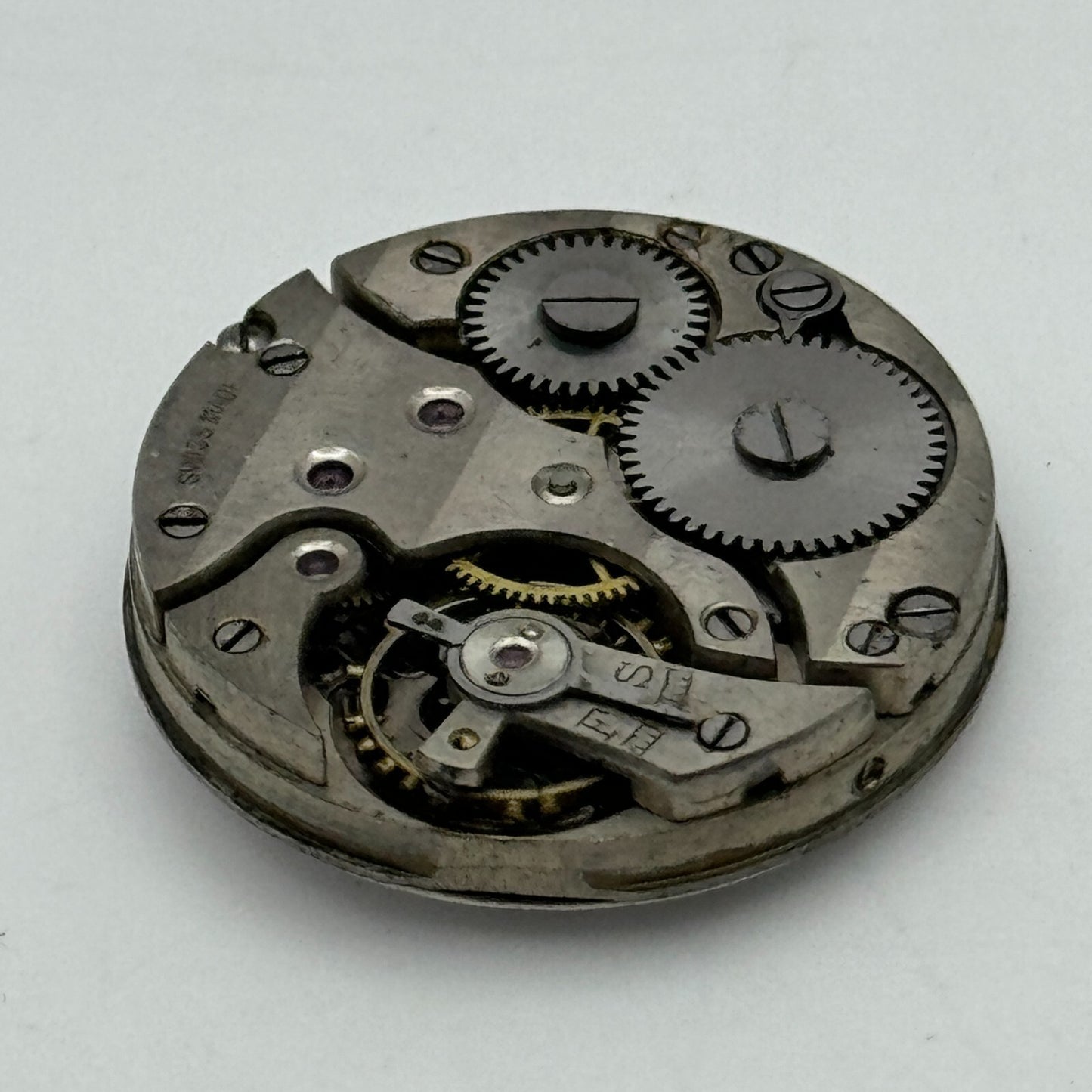 25.1mm Men's Unidentified Swiss Sub Seconds Trench Manual Wind Watch Movement