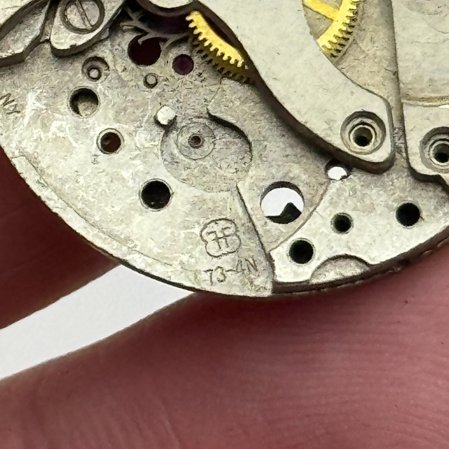 25.9mm Men's FHF 73-4N Swiss Manual Wind 23 Jewels Watch Movement PARTS REPAIR