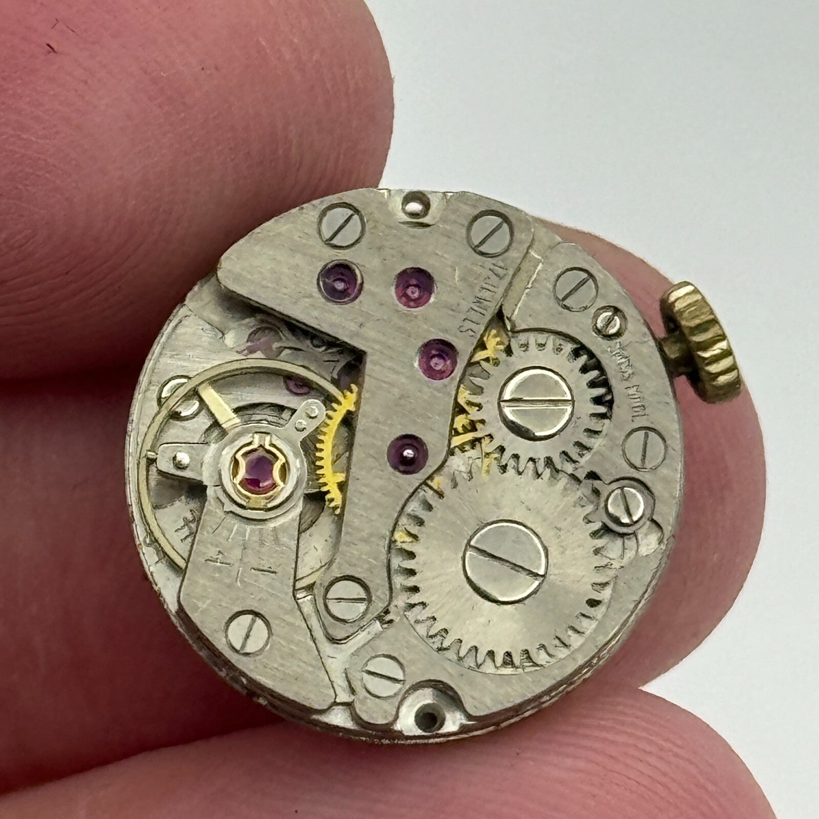 17.5mm Ladies Talis FHF 34 Balance Ok Watch Movement Swiss Vintage PARTS SPARES