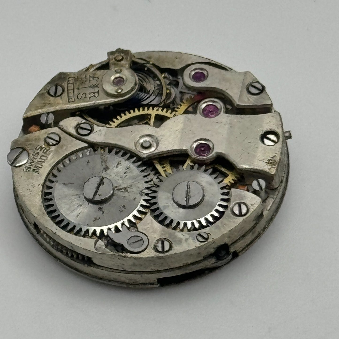 23.6mm 15 Jewels Swiss Porcelain Dial Trench Watch Movement Manual Wind PARTS