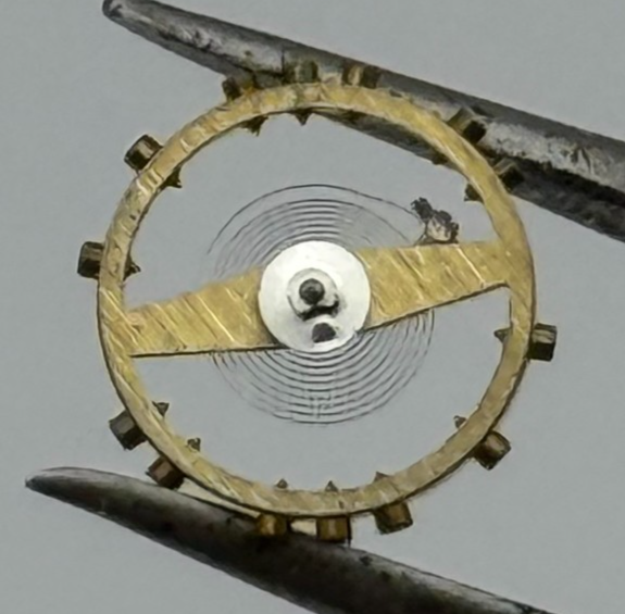 ETA 2485 Balance Wheel Complete And Spring 1379 M Watch Movement Parts 