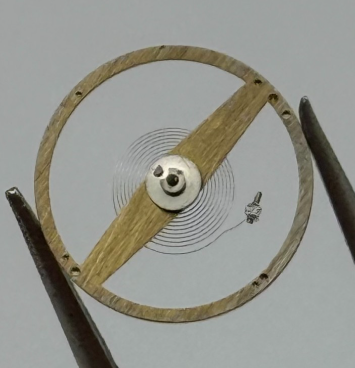 ST 1686 1786 Balance Wheel Complete And Spring  1115 M Watch Movement Parts NOS