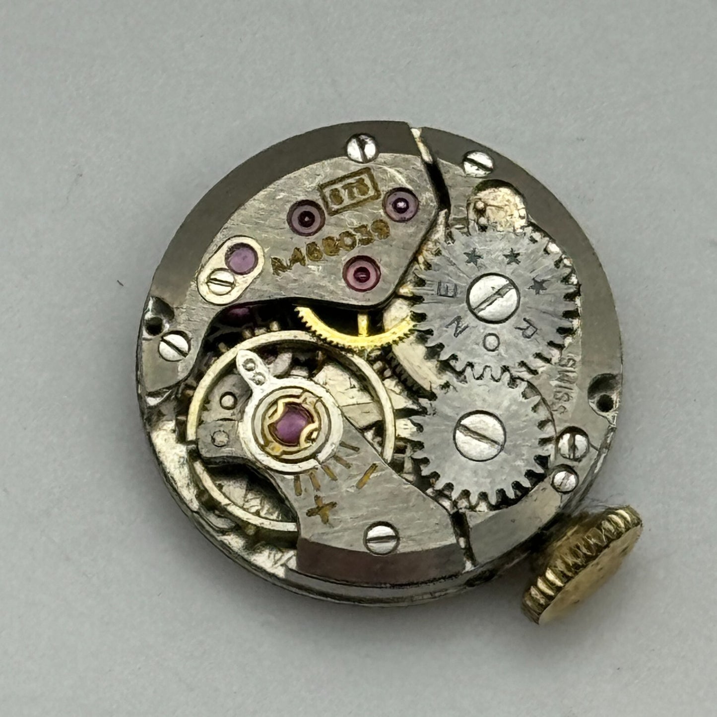 15.5mm Ladies Rone 675 ETA 2410 Manual Wind Watch Movement Swiss Vintage PARTS