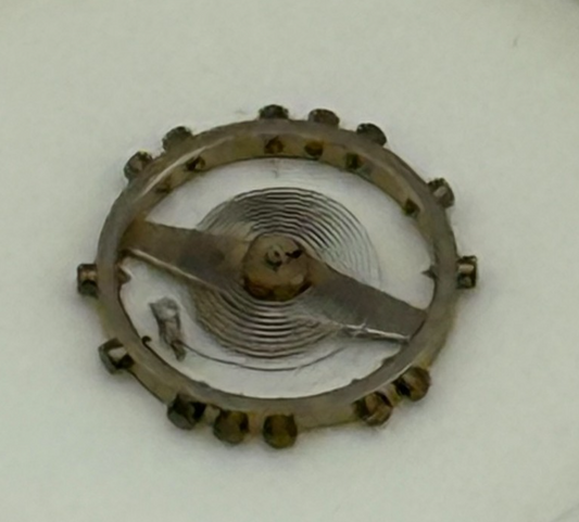 AS 976 1012 Balance Wheel Complete And Spring  29 M Watch Movement Parts NOS