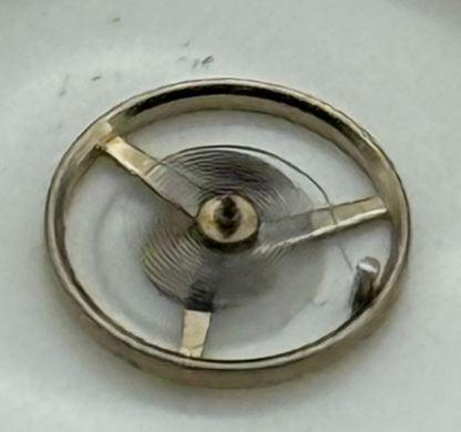 PUW 1075 Balance Wheel Complete And Spring 1684 Watch Movement Parts NOS