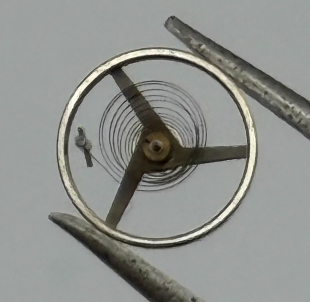 AS 1677 Balance Wheel Complete And Spring  5½’’’ 1417 M Watch Movement Parts
